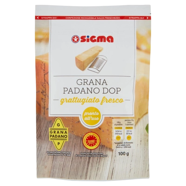 GRANA PADANO MONDO NATURA GRATTUGGIATO 100 GR