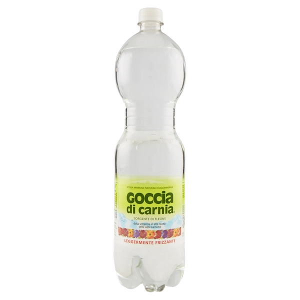ACQUA GOCCIA DI CARNIA LEGGERMENTE FRIZZANTE 1,5 LT L 1500 ML