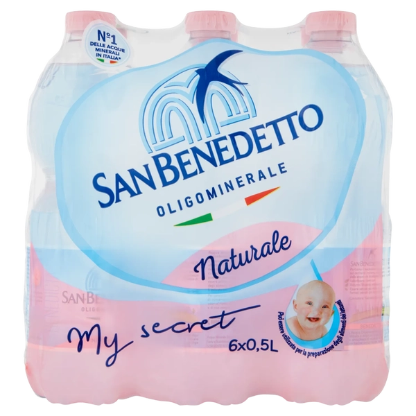 ACQUA SAN BENEDETTO NATURALE PET CLX 6 X 500 ML