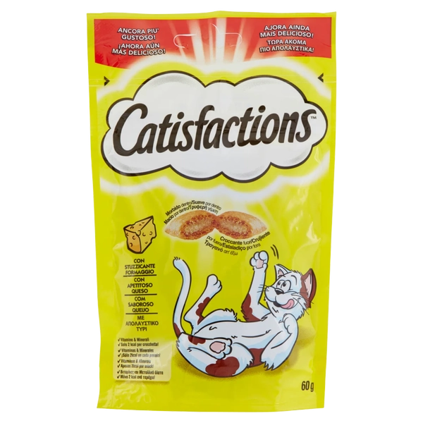 CATISFACTION SNACK FORMAGGIO GR60