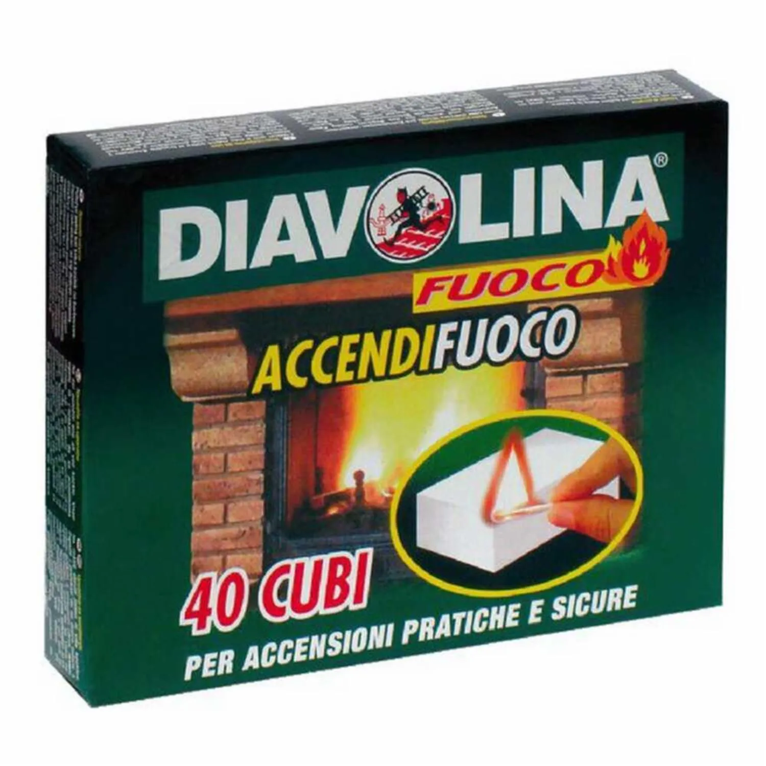 DIAVOLINA ACCENDIFUOCO 40 CUBI 40 PZ