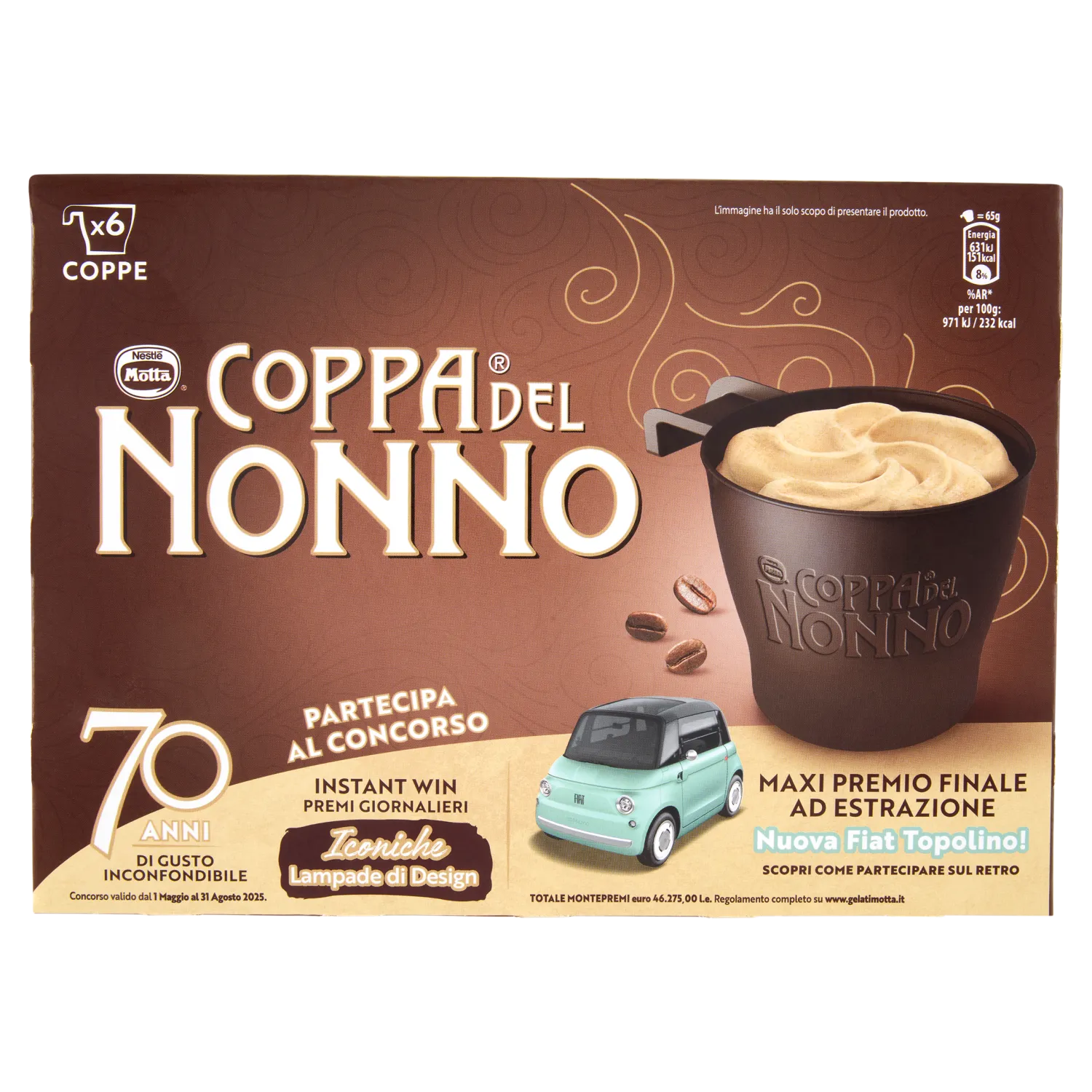 COPPA NONNO MOTTA X6
